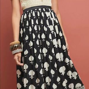 Anthropologie Midi Skirt Payal Jain Sz 10